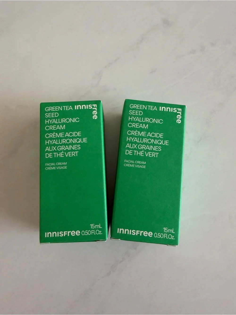 2 for 1 - Innisfree Green Tea Seed Hyaluronic Cream — Hydrating Face Moisturizer